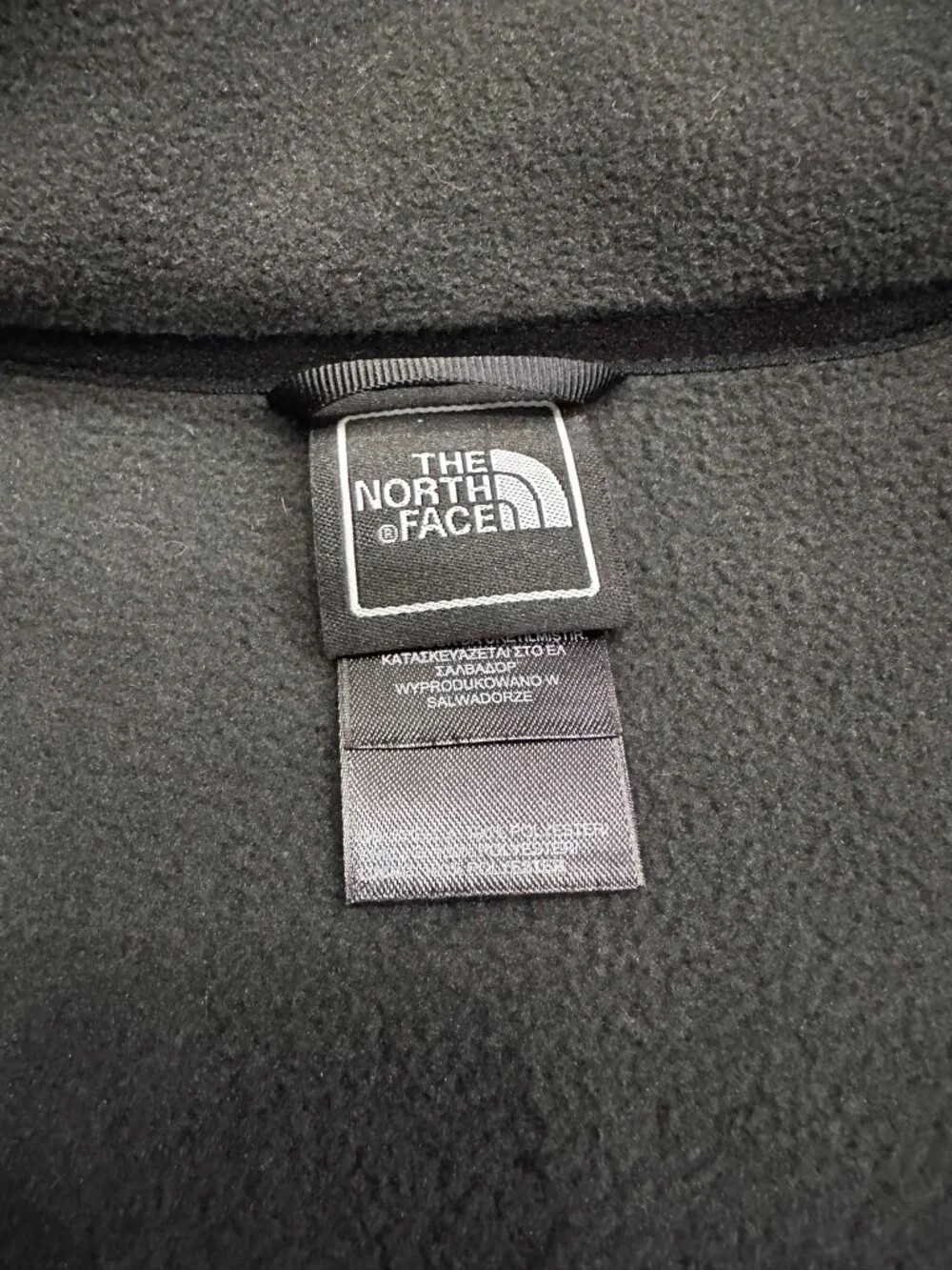 The North Face Black Full Zip Fleece Jacket Men's Size XXL